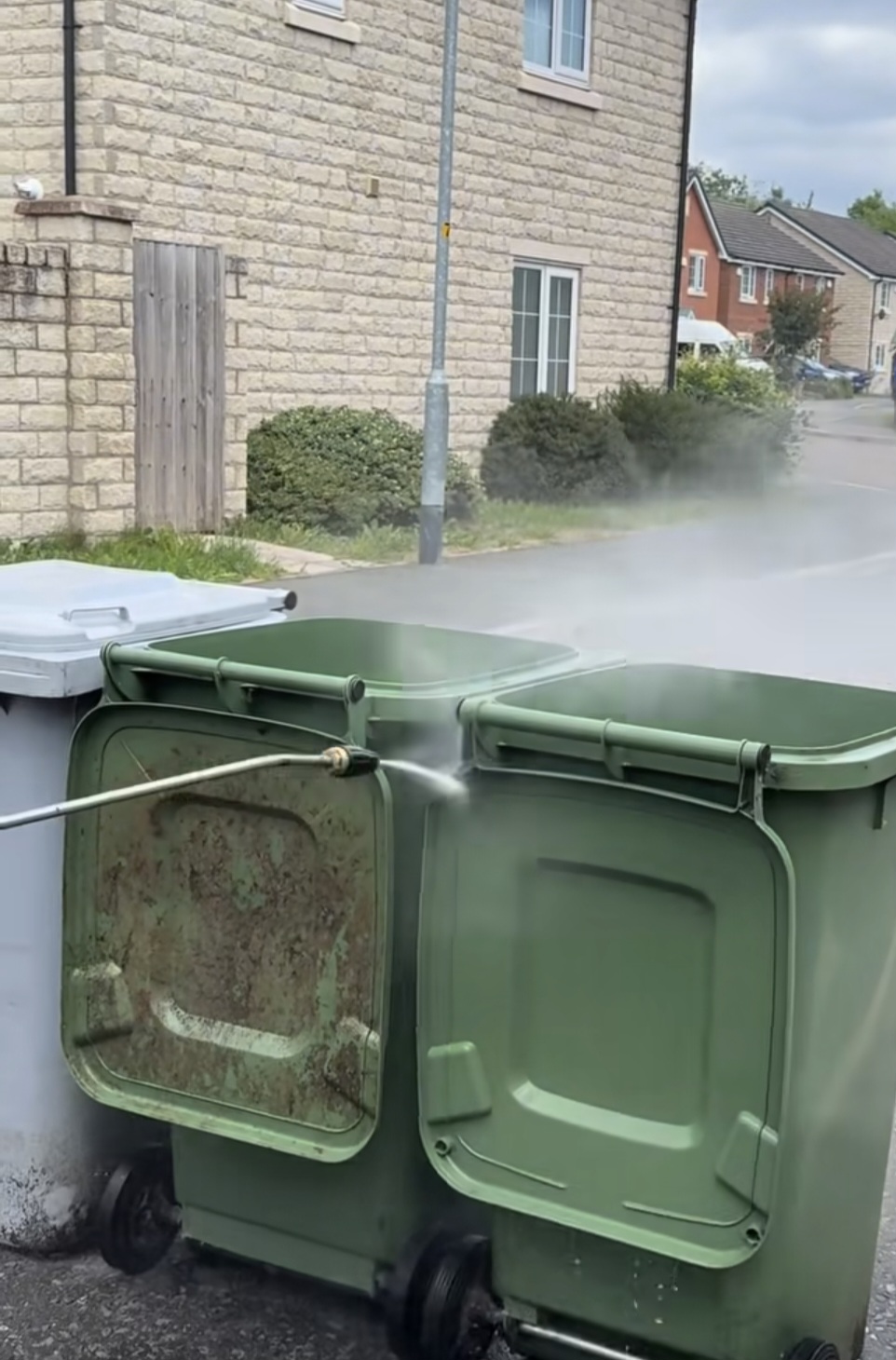 Müllcontainerreinigung